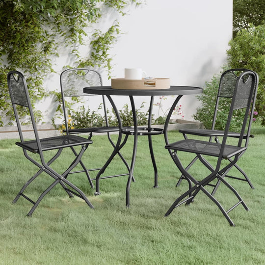 5 Piece Garden Dining Set Expanded Metal Mesh , Furniture -> Outdoor Furniture -> Outdoor Furniture Sets , Durable,eligant,Furniture -,Home & Garden -,Modern Design,new-305021,Outdoor Furniture -,Outdoor Furniture Sets