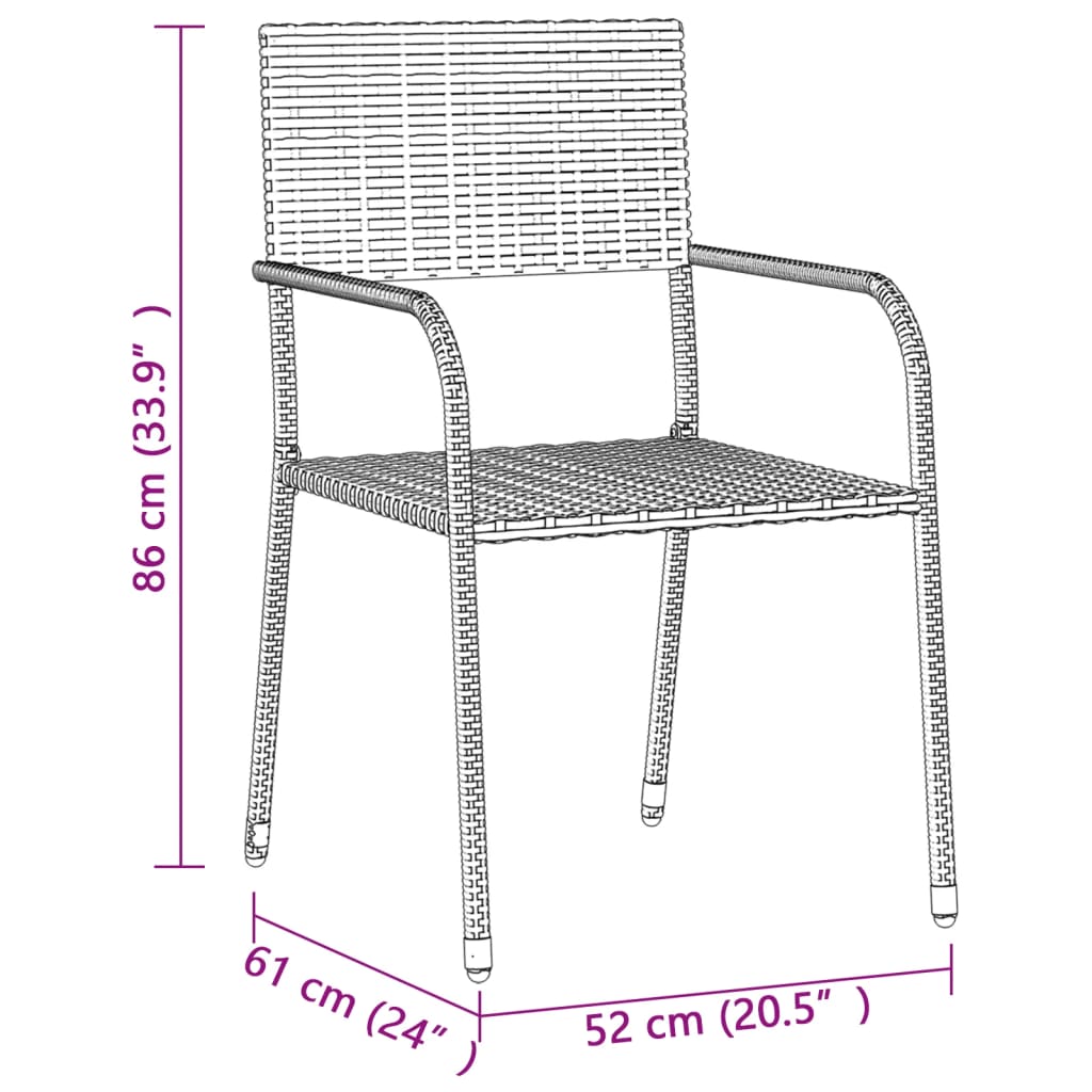 3 Piece Outdoor Dining Set Poly Rattan , Furniture -> Outdoor Furniture -> Outdoor Furniture Sets , Decor -,Durable,eligant,Furniture -,Home & Garden -,Home Decor,Modern Design,new-305021,Outdoor Furniture -,Outdoor Furniture Sets,Outdoor Seating -