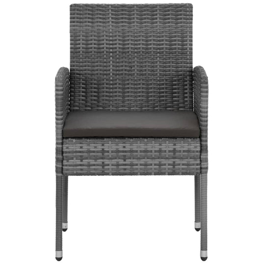 طقم طعام خارجي مكون من 5 قطع من بولي راتان