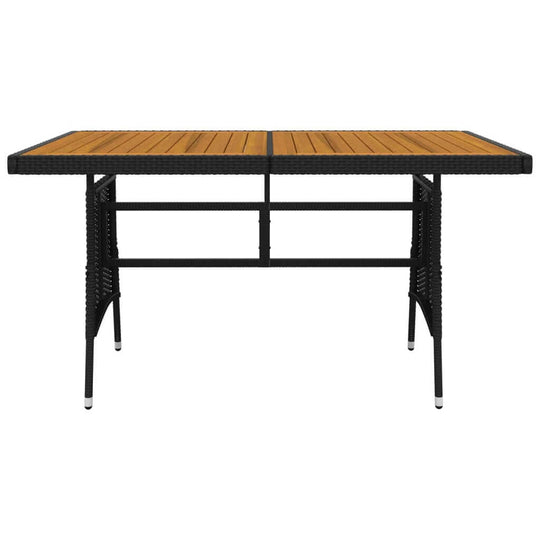 5 Piece Outdoor Dining Set Poly Rattan