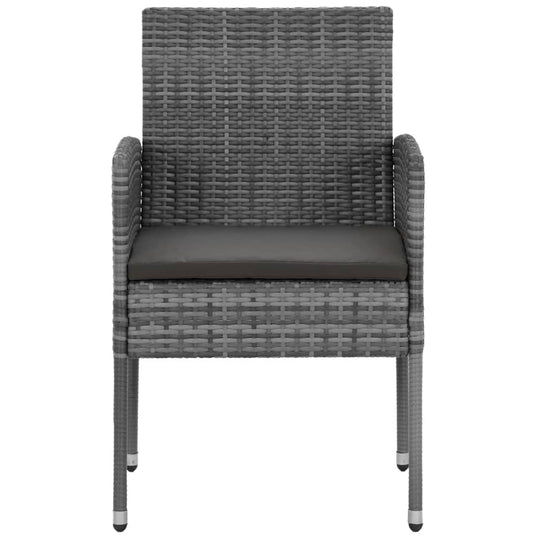 طقم طعام خارجي مكون من 5 قطع من بولي راتان