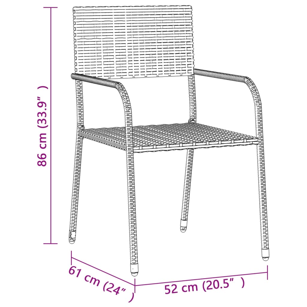 9 Piece Outdoor Dining Set Poly Rattan , Furniture -> Outdoor Furniture -> Outdoor Furniture Sets , black,Chairs -,Durable,eligant,Furniture -,Home & Garden -,Modern Design,new-305021,Outdoor Furniture -,Outdoor Furniture Sets,Outdoor Tables,poly rattan,S