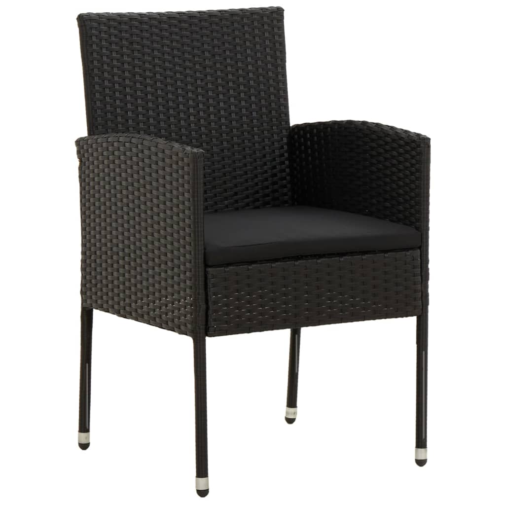 7 Piece Outdoor Dining Set Poly Rattan