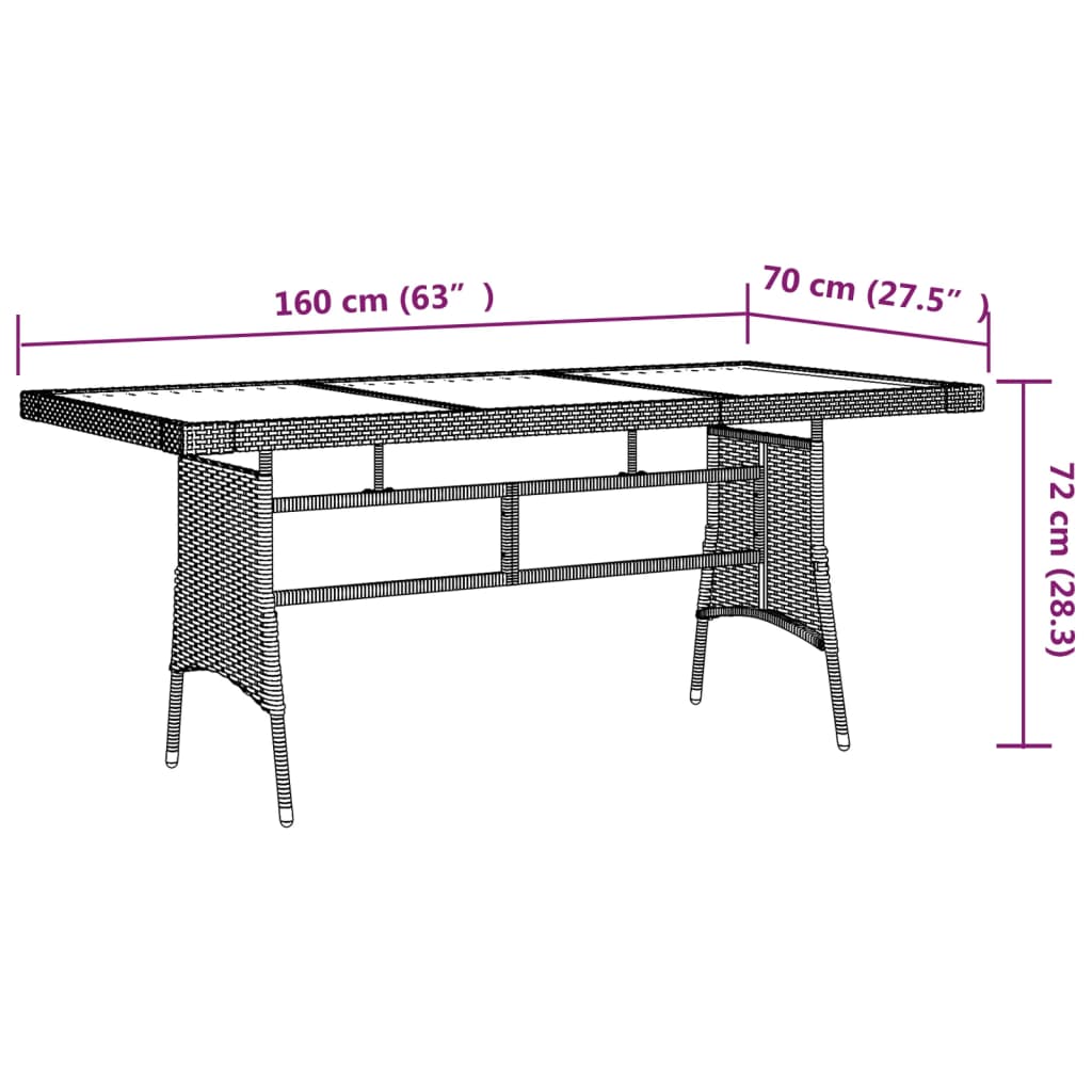 9 Piece Outdoor Dining Set Poly Rattan , Furniture -> Outdoor Furniture -> Outdoor Furniture Sets , black,Comfortable,Durable,Furniture -,gray,new-305021,Outdoor Chairs,Outdoor Furniture -,Outdoor Furniture Sets,Outdoor Living -,Outdoor Seating -,Outdoor