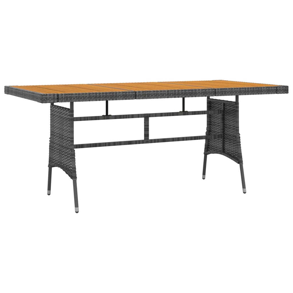 طقم طعام خارجي مكون من 7 قطع مصنوع من البولي راتان