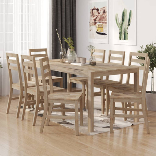 Dining Chairs 8 pcs Solid Wood Acacia , Furniture -> Chairs -> Kitchen & Dining Room Chairs , Chairs -,Durable,eligant,Furniture -,Home & Garden -,Kitchen & Dining Room Chairs,Modern Design,new-305021