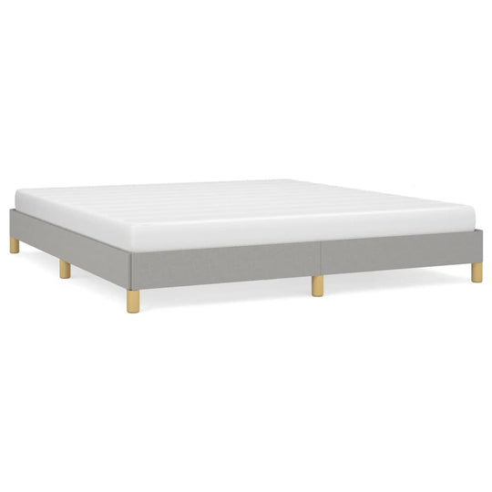Bed Frame without Mattress Light  180x200 cm Super King Fabric