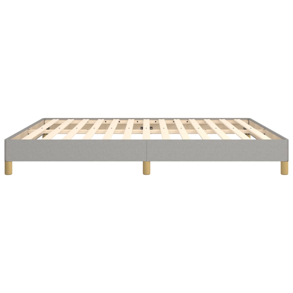 Bed Frame without Mattress Light  180x200 cm Super King Fabric