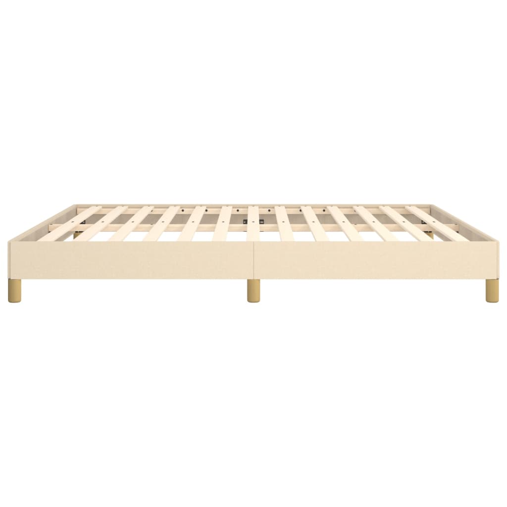 هيكل سرير بدون مرتبة، مقاس 180×200 سم، قماش سوبر كينج