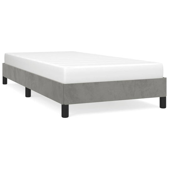 Bed Frame without Mattress Light  90x200 cm Velvet