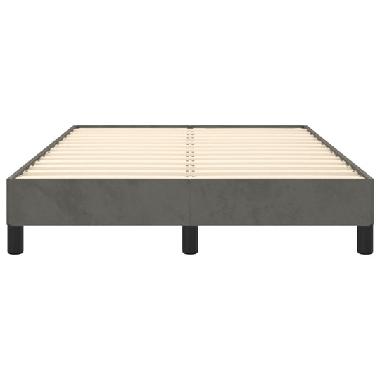 Bed Frame without Mattress Dark  120x200 cm Velvet
