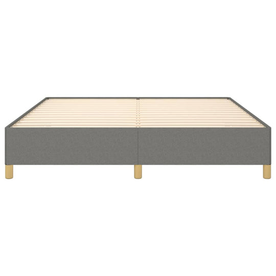Bed Frame without Mattress Dark  180x200 cm Super King Fabric
