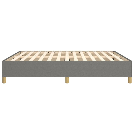 Bed Frame without Mattress Dark  180x200 cm Super King Fabric