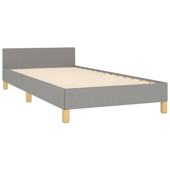 Bed Frame without Mattress Light  90x200 cm Fabric