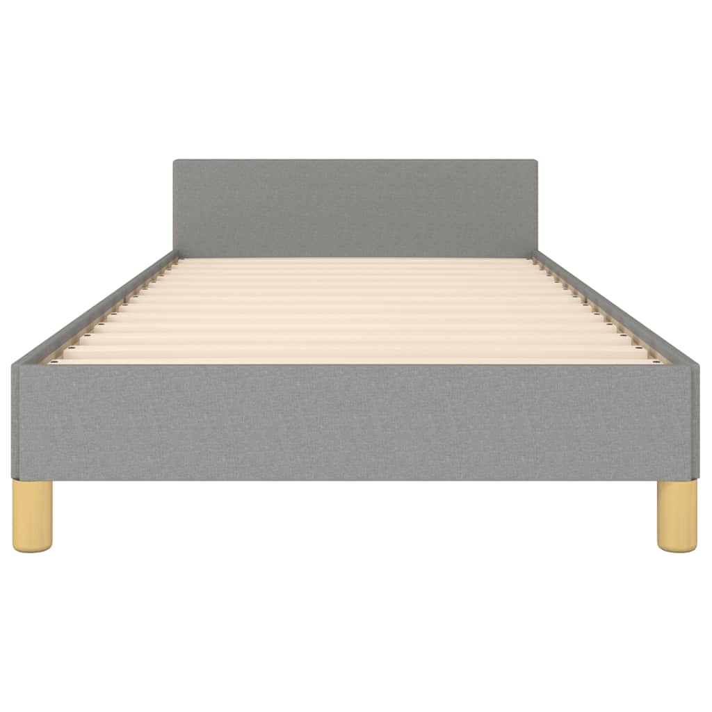 Bed Frame without Mattress Light  90x200 cm Fabric