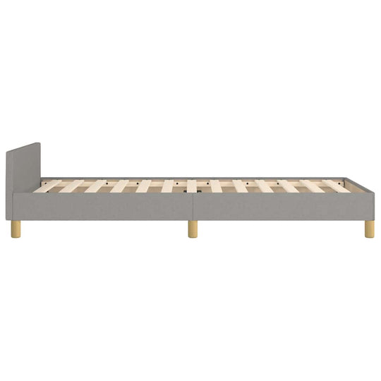 Bed Frame without Mattress Light  90x200 cm Fabric