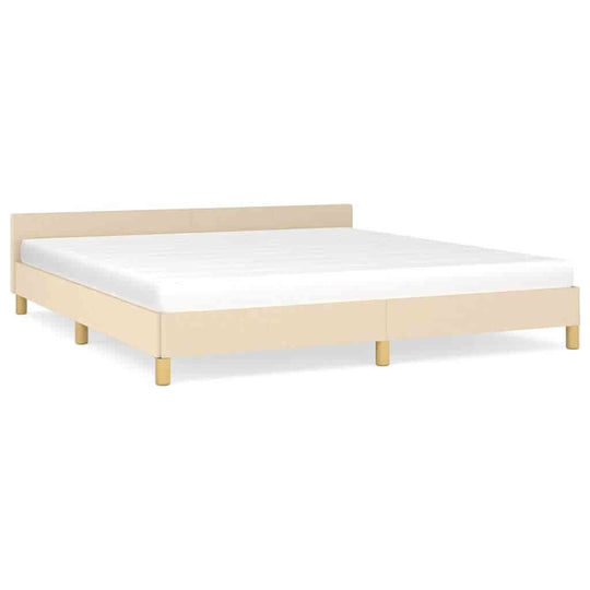 Bed Frame without Mattress  180x200 cm Super King Fabric