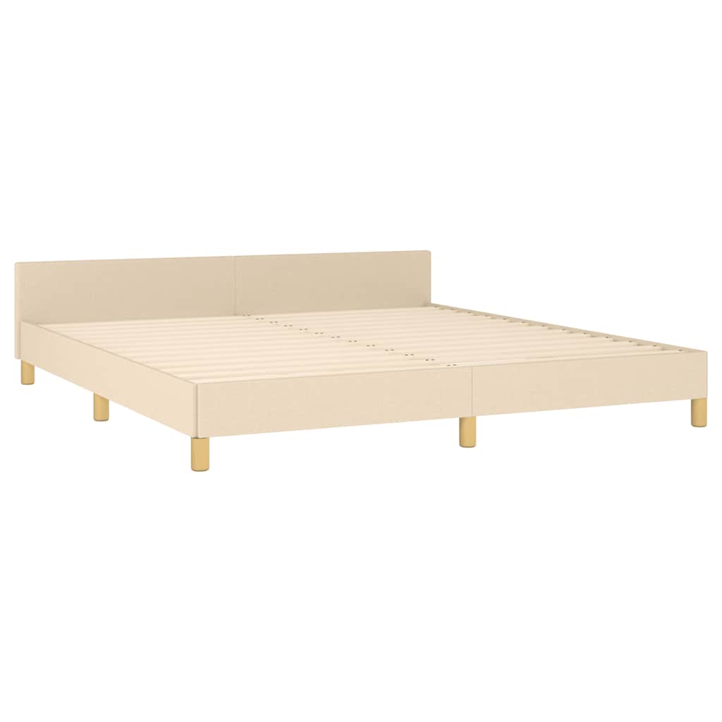 Bed Frame without Mattress  180x200 cm Super King Fabric