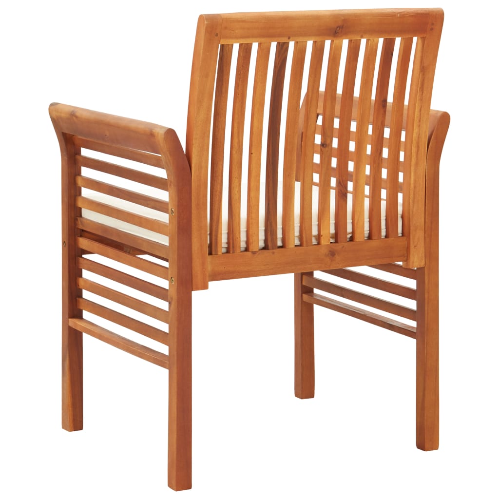 Garden Dining Chairs with Cushions 8 pcs Solid Wood Acacia , Furniture -> Outdoor Furniture -> Outdoor Seating -> Outdoor Chairs , Chairs -,Durable,eligant,Furniture -,garden decor,Home & Garden -,new-305021,Outdoor Chairs,Outdoor Furniture -,Outdoor Seat