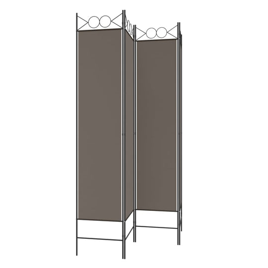 4-Panel Room Divider 160x200 cm Fabric in modern design with durable fabric for privacy and room separation.