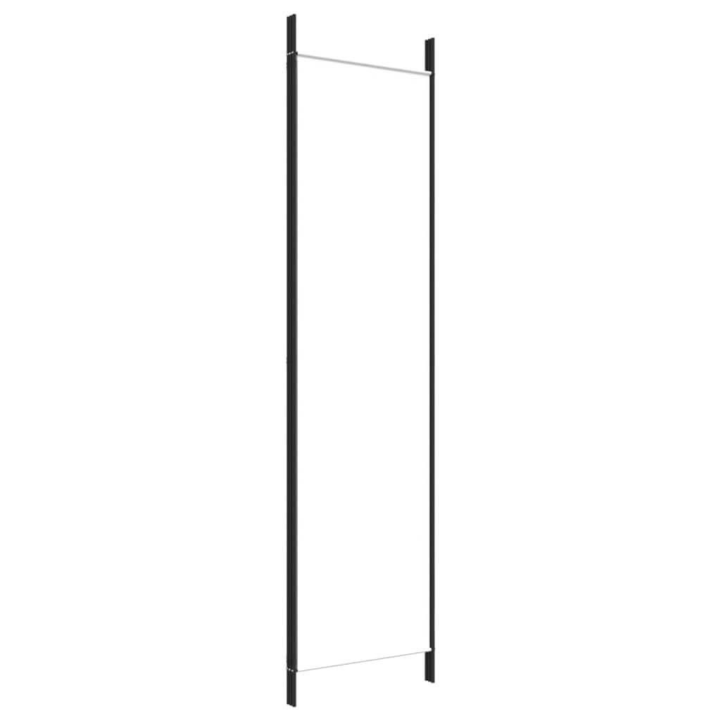 3-Panel Room Divider 150x200 cm Fabric with a sleek black frame and breathable fabric for privacy and light blocking.