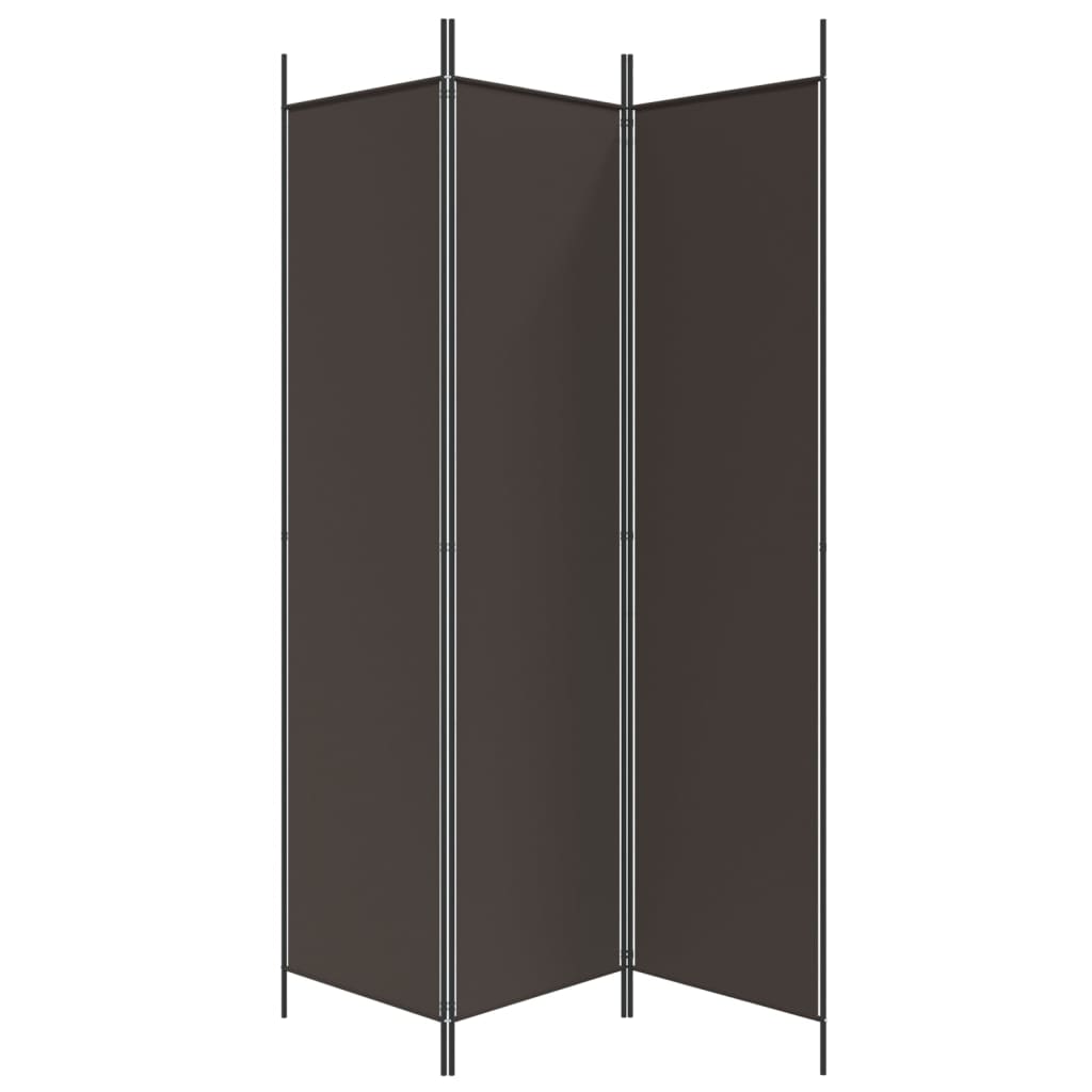 3-Panel Room Divider 150x200 cm Fabric providing privacy and sunlight blocking with durable material