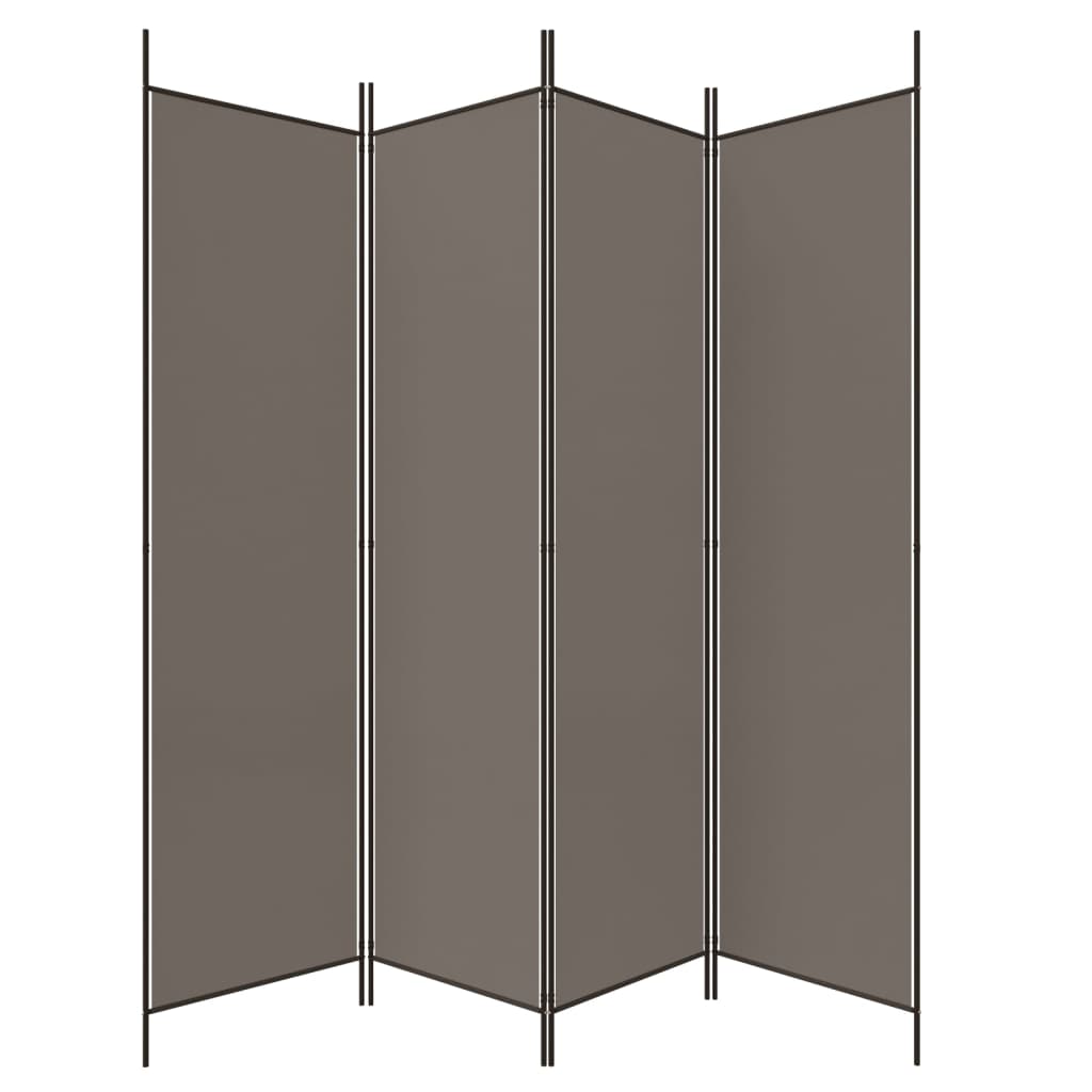 Panel Room Divider 4- 200x200 cm Fabric