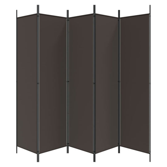 6-Panel Room Divider 300x200 cm Fabric, durable and versatile partition screen for privacy and sun blocking.