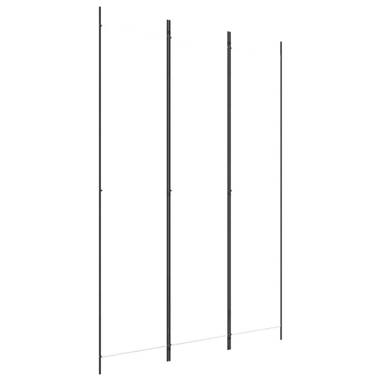 3-Panel Room Divider  150x220 cm Fabric