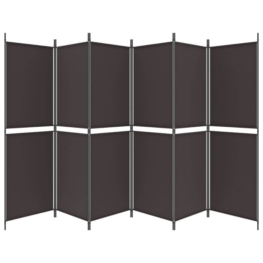 فاصل غرفة بستة ألواح / جدار فاصل 300 × 180 سم من القماش