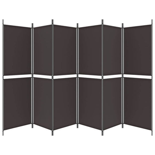 فاصل غرفة بستة ألواح / جدار فاصل 300 × 180 سم من القماش