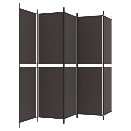 فاصل غرفة من 5 ألواح / جدار فاصل 250 × 200 سم من القماش