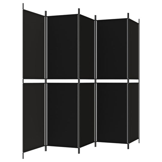 فاصل غرفة من 5 ألواح / جدار فاصل 250 × 200 سم من القماش