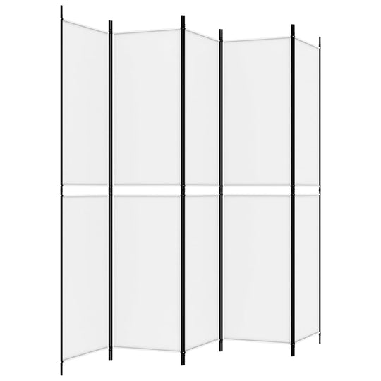 فاصل غرفة من 5 ألواح 250 × 220 سم من القماش