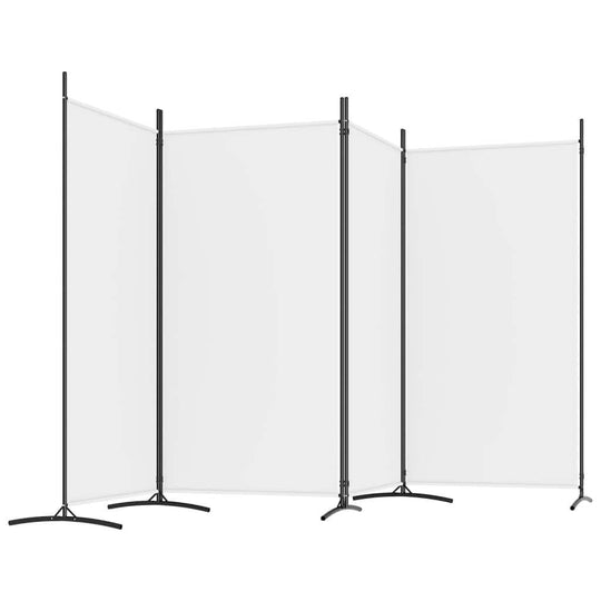 4-Panel Room Divider 346x180 cm Fabric for privacy and sun blocking