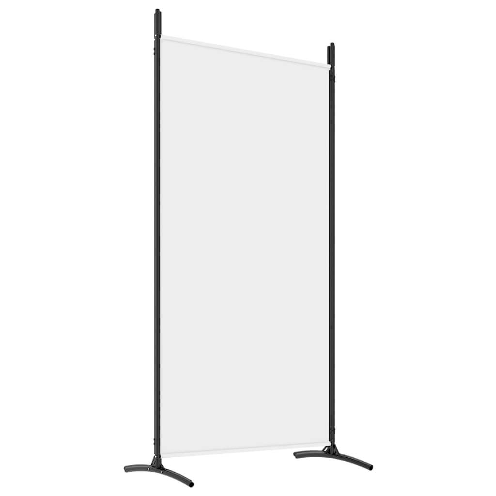 4-Panel Room Divider 346x180 cm Fabric with black frame, ideal for privacy and sunlight blocking, versatile for room separation.