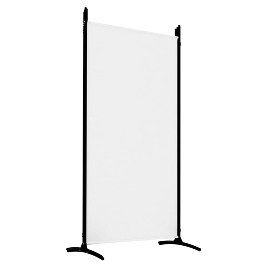 5-Panel Room Divider 433x180 cm Fabric , Furniture -> Room Dividers , Decor -,Divider,Durable,Durable Construction,Furniture -,Home Decor,Interior Design,Modern Design,new-305021,Room Dividers,Space-saving,Unique Design,white