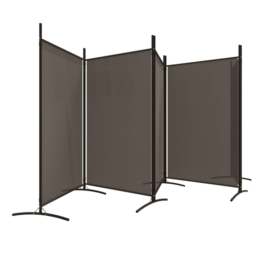 Panel Room Divider  433x180 cm Fabric