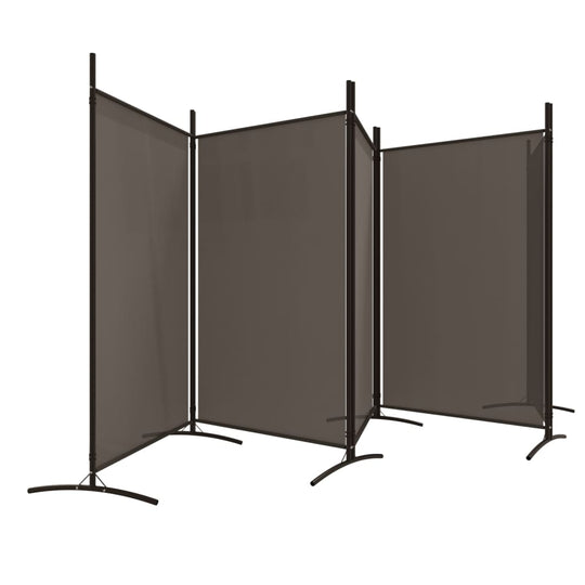 Panel Room Divider  433x180 cm Fabric