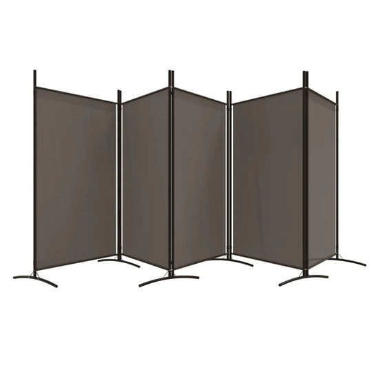 Panel Room Divider  433x180 cm Fabric