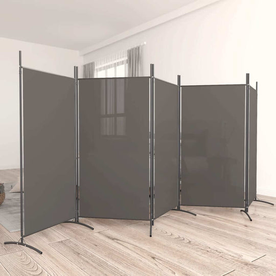 Panel Room Divider  433x180 cm Fabric
