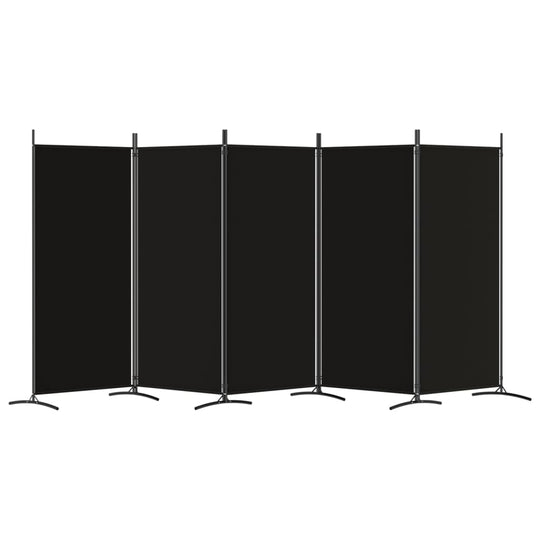 room partition 5-Panel Room Divider  433x180 cm Fabric