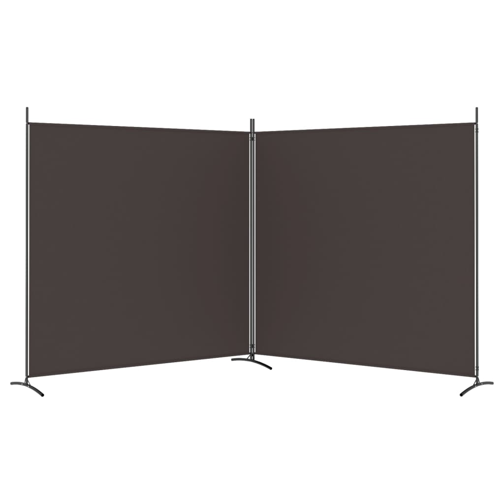 2-Panel Room Divider 348x180 cm Fabric providing privacy and separating spaces with a modern design.