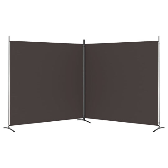 2-Panel Room Divider 348x180 cm Fabric providing privacy and separating spaces with a modern design.