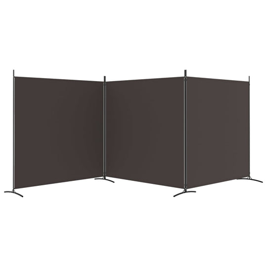 3-Panel Room Divider  525x180 cm Fabric