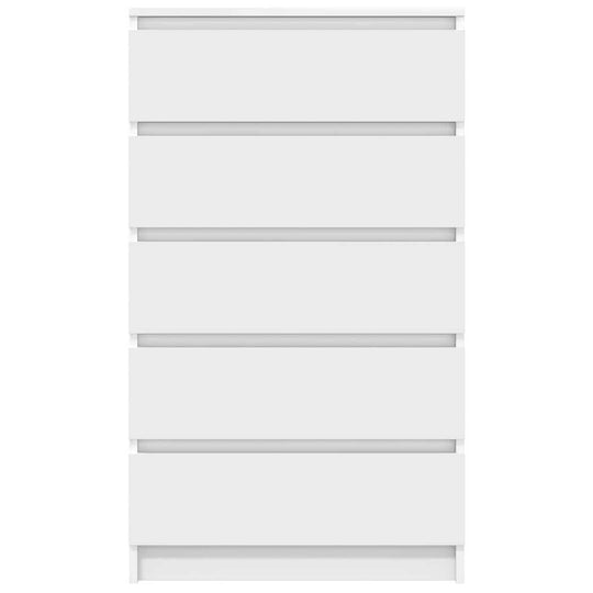 Drawer Cabinet White 60x36x103 cm Engineered Wood