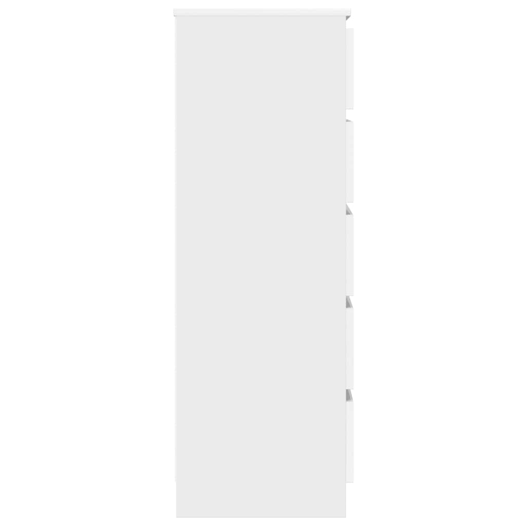 Drawer Cabinet White 60x36x103 cm Engineered Wood