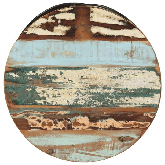 Coffee Table Ø 55x40 cm Solid Wood Reclaimed