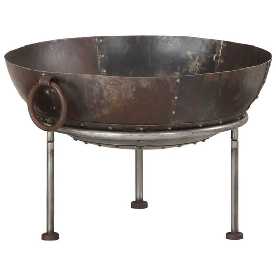 Fire Pit 55x55x38 cm Iron in a sturdy design with 3 legs and large bowl for outdoor warmth and ambiance.