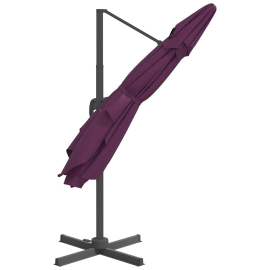 Cantilever Umbrella with Aluminium Pole Bordeaux 400x300 cm , Home & Garden -> Lawn & Garden -> Outdoor Living -> Outdoor Umbrellas & Sunshades , eligant,garden decor,Home & Garden -,Lawn & Garden -,Modern Design,new-305021,Outdoor Living -,Outdoor Struct